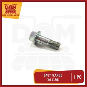 Baut Flange 10 x 30 Kunci 14 Per Pcs (PSP)Baud Mur Flang Ring Topi 10mm Panjang 30mm Kunci Kepala 14