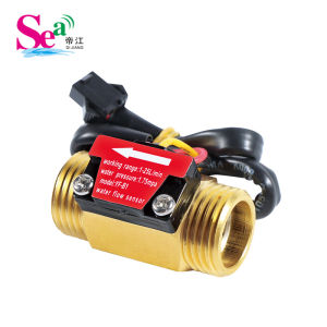 4 Full Copper Electric Water Heater Flow Sensor Hall G1/2 Turbine Flow Meter YF-B1 Factory direct sales #