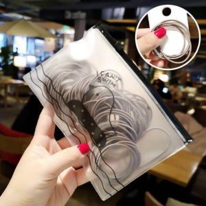 Murah Banget - Ikat Rambut Karet Polos Elastis Gaya Korea Wanita / Karet Rambut / Karet Gelang Kucir