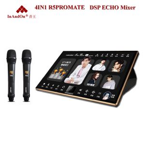 InAndOn Karaoke playerR5PROMATE 2TB HDD40K Local songs.4 in 1 ECHO mixer18.5 IPS Touch screenCloud downloadYouTube onlineRecord and shareSmart AImulti-language songs