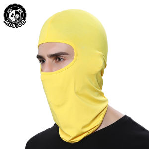 Musion โม่ง Hats Caps รูแว่นตาสำหรับการขี่จักรยานยนต์ การขี่จักรยานสกีกีฬากลางแจ้ง Balaclava หน้ากากใบหน้าเต็มรูรังสียูวีกลางแจ้ง