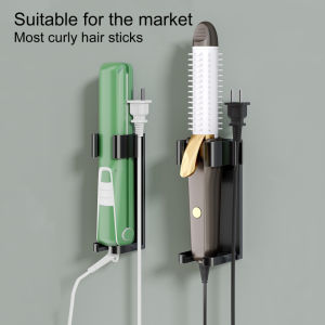 Iron Storage Rack Hair Curler Bracket Useful Space Saving Hair Curler Holder Barber Salon Styling Curling for Home