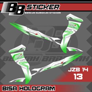 STICKER PREMIUM BISA HOLOGRAM Striping Jupiter Z Burhan Sticker Striping Jzb 14