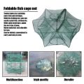 🔝Original+24hours delivery✅6/8 Holes Folded Portable Hexagon Fishing Net Strengthened Portable Automatic Folding  Trap Lambat Fishing Net Shrimp Cage Nylon Foldable Crab Fish Trap Cast Net Cast Folding. 