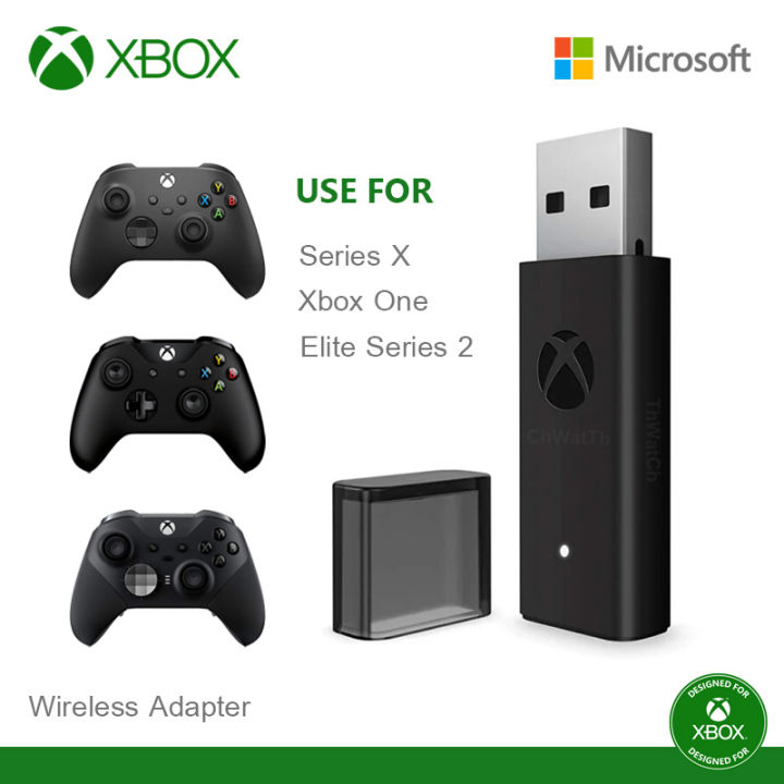 ตัวรับสัญญาณไร้สาย Xbox Wireless Adapter Lazada.co.th