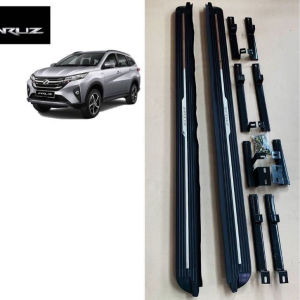 PERODUA ARUZ 2019-2025 WITH SKIRT SIDE STEP PEDAL RUNNING BOARD NERF BAR PLUG AND PLAY HIGH QUALITY