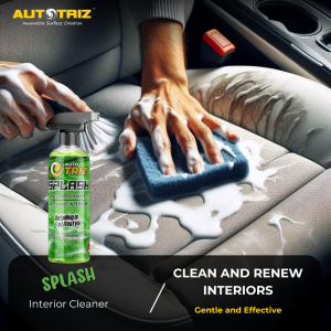 AUTOTRIZ Splash Interior Cleaner (483ML) | Multi-Surface Cleaner | Seat Cleaner | Fabric Cleaner | Leather Cleaner | Car Cleaner |