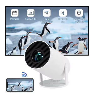 Home Cinema1080P Full HD 4K 6000 Lumens with WiFi and Bluetooth  Portable MINI Projector Android 12 OS Video Projectors