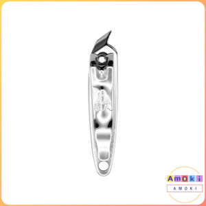 Amoki Silver Slant Edge Finger Nail Clippers Pedicure Manicure Trimmer Cutter Tool