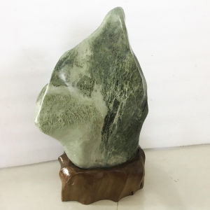 [HCM]Đá trụ đá cây đá phong thủy màu xanh cao 55m nặng 28 kg serpentine màu xanh cho người mệnh Hỏa và Mộc