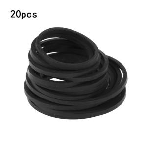 20pcs 46mm to 145mm Mix Cassette Tape Machine Belts Assorted Common Square Belt Cassette Machine for DVD Drive
