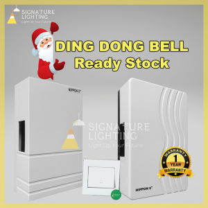 Silver Grey 220v 50Hz Wiring Sound Door Bell/Home Bell Ding Dong/Loceng Pintu Rumah