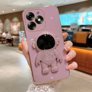 Casing Itel S23 A80 P65 A50 RS4 S24 S23 Plus A70 Astronot Stand Premium Softcase TPU