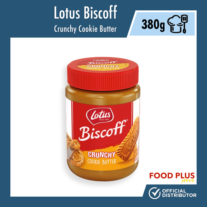Lotus Biscoff Crunchy Speculoos Cookie Butter Spread (380g) Lazada PH