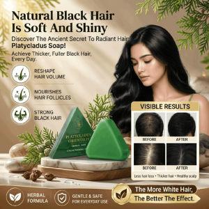 Usman Herbal Hair Strengthening Soap Anti-Hair Loss and Hair Growth Handmade Soap Scalp Hair Care 侧柏叶乌斯曼固发皂