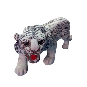 Patung Harimau Zaitun Elegan Warna Coklat/Gold/Marmer/White untuk Dekorasi Rumah