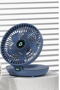 【Strong cold wind】New desktop fan USB charging silent small portable desktop dormitory office desk mini fan