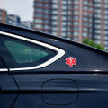 BuyV Metal STAR OF LIFE Nursing Ambulance Sticker Car Decoration Badge Decals. 