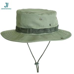 Janememory Men Camouflage Bucket Hat Boonie Hat Summer Fishermen Cap  US Tactical Hat  For Hiking Outdoor  Waway Cap For men Women