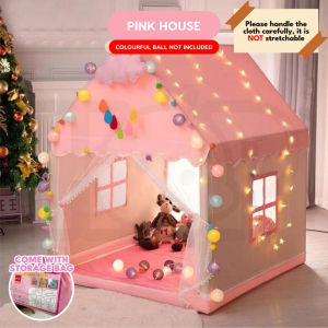 ready stock[New Ver] Children Play Tent Playhouse Portable Kids Tent Khemah Kanak-Kanak Cute Baby Play Tent Children Playing House