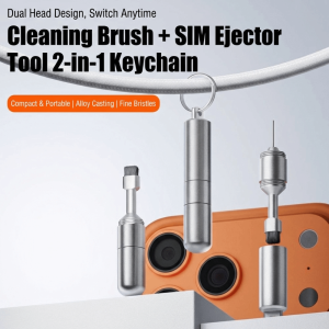 SHIRUI 2 in 1 SIM Card Tray Removal Tool Portable Mini Earphone Cleaning Brush High Quality Multi-functional Cleaning Pen Mobile Phone