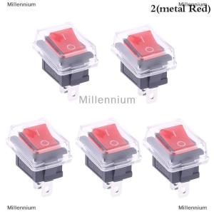 [COD] Millennium 5Pcs Push Button Mini Switch 2Pin On Off Rocker Switch with waterproof cover