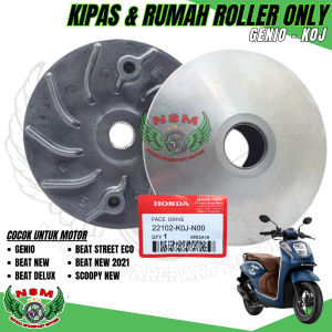 Rumah Roller Genio koj + Kipas Rumah Roller Beat Street / Beat Dealuxe / Beat New / Scoopy f1 esp