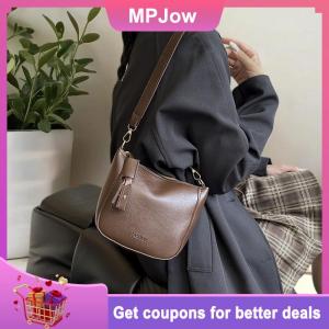 【MPJow】 Womens PU Leather Shoulder Bags Ladies Fashion Versatile Designer Luxury Crossbody Bag Female Handbags For Lady
