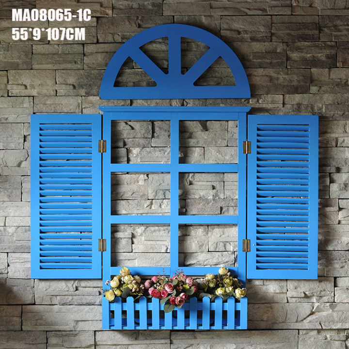 MDF Arch Wall Decor Window False Window Frame for Farmhouse, Vintage or ...