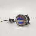 Lampu Utama BILED  ZE65 Original IBRIGHT 2,5inc Blue Lens Dengan Devil eye Full Aluminium Waterproof. 