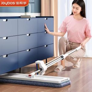 Rainbow Flat Mop Household New 50cm Large Plate Head Hand Wash Free Super Durable Indoor Cleaning Mop