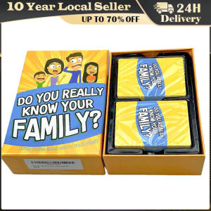 Do You Really Know Your Family? A Fun Family Game Filled with Conversation Starters Challenges for Kid Leisure Puzzle Game Cards