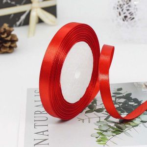 Ruy Băng Lụa Nhiều Màu Bản 1cm / 2cm / 4cm Dài 22 Mét Ruy Băng Vải Lụa Thái Trơn Làm Nơ Buộc Hoa Gói Quà Giá Rẻ