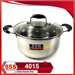 D&D 55S Makapal 4015 Korea Pot Glass Cover 20cm