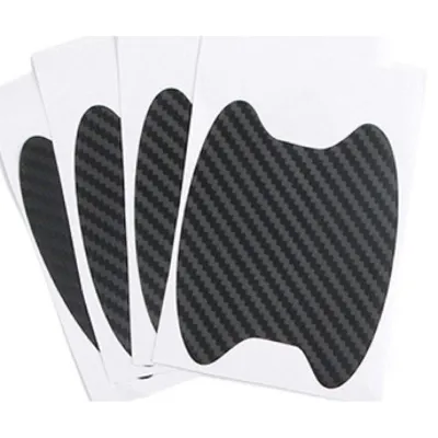 [MALAYSIA STOCK] 4 Pcs Universal Car Sticker Door Bowl Sticker Car Door Handle Protection Film saga myvi bezza