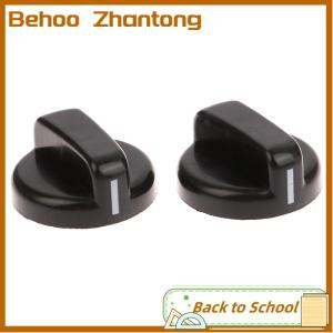 Behoo 2PCS 8mm General Plastic Handle Gas Stove Replacement Control Switch Knob Range Oven Knob For Benchtop