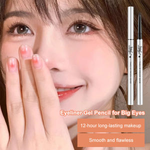 【Not Easy To Smudge】Long-Lasting Waterproof Eyeliner Pencil Makeup Beginners Use Colored Eyeliner Pen Smudge-Proof Eyeliner Pencil Spinning Eyeliner Natural Eye Makeup