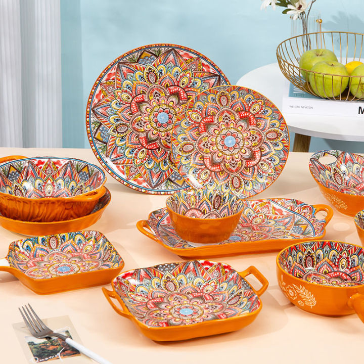 Moroccan hotsell dinnerware sets