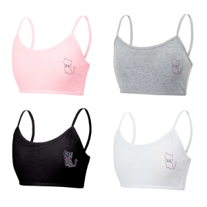 Comfort คอตตอนเสื้อกั๊กสำหรับเด็กสำหรับเด็กผู้หญิงอายุ8-12ปีผ้าคอตตอนสารก่อภูมิแพ้