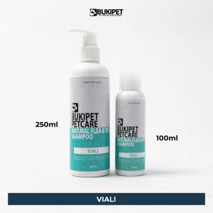 Shampo kucing anti jamur rontok perawatan bulu & kulit anabul - BUKIPET SHAMPOO NATURAL FLEA & TICK