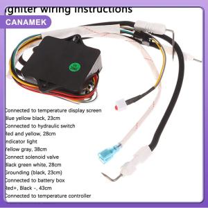 【CANAMEK】 Universal DC 3V Gas Stove Water Heater Double Ignition With Temperature Control And Display Pulse Igniter Switch