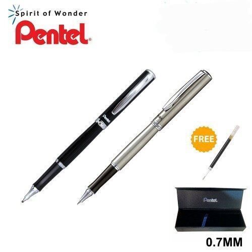 Pentel Sterling Gel Roller Gel Pen 0.7mm Black Energel Ink Signature