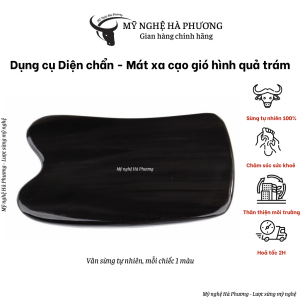 Dụng cụ cạo gió massage bằng sừng làm mịn da và nâng cơ thon gọn