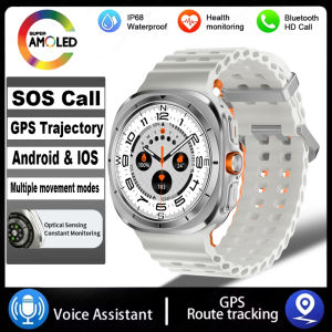 🔥 Original Product + Quick Delivery 🔥 For Galaxy Watch 7 Ultra GPS Compass NFC Smart Watch Outdoor Sports Man AMOLED BT Call IP68 Galaxy 6 Upgraded Smartwatch