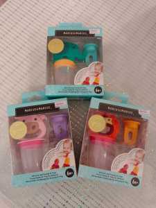 MARCUS & MARCUS Silicone Self Feeder N Pop - For 6MONTHS babies and above