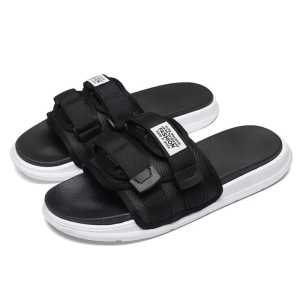 ILHAM JAYA COLLECTION - PASTI GRATIS ONGKIR !!! SUPER PROMO Sandal Slop  Black Import Sporty Kekinian 2023