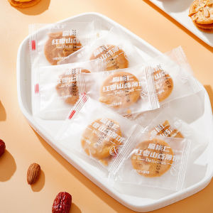 Almond red date and yam crispy biscuits nut pastries snacks Red Dates Yam Crispy Thin Biscuits Nuts Pastry Snacks