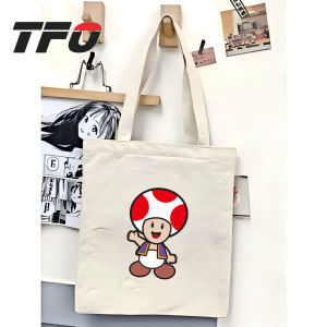 TFO Super Mario Bros. by Nintendo Character Canvas Tote Bag Versatile Ideal College School Tote Bag