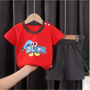 (NBR-NBU) Setelan Pendek Anak Fahsion Setelan Main Import HP Baju San Anak Motif Lucu