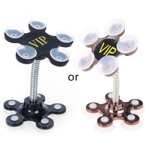 Universal Phone Mount Car Center Console Stack Super Adsorption Holder Suck Support Double Suction Cup Bracket Hand-Free